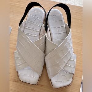 Freda Salvador Ray Sandals, Sand Color, in Size 7